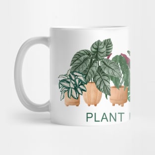 Plant Dad Quote illustration Mug